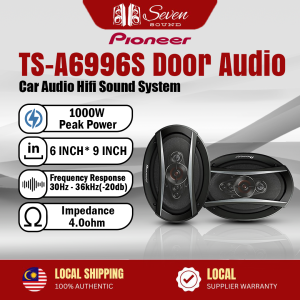 Pioneer TS-A6996S 6x9 Inch 5-Way Car Coaxial Speakers - 1000W Peak Power 4 Ohm Impedance