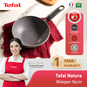 Tefal Natura Wokpan 16cm Wajan Anti Lengket