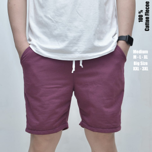 Promo celana pendek cargo  pria wanita keren kekinian termurah  brodshot premium burgandi