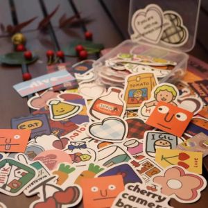 3Pcs Random Stickers Waterproof Stickers Laptop Water Bottle Kids Sticker