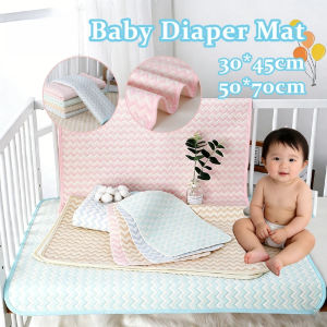 100% Cotton Toddler Urine Pad Baby Waterproof Washable Breathable Changing Pad Leakproof Non-Slip