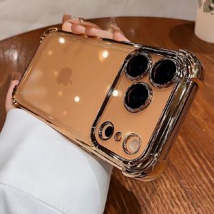 Sang Trọng Chống rơi Chống Sốc Ốp điện thoại cho Iphone 17 Pro Max Air 16 cộng với 16e E 15 Pro Max 14 vỏ bọc