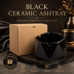 Modern Nordic Ceramic Ashtray Large Size Polygon Stylish Smoke Ashtray Home Living Room Table Decor Asbak Bekas Abu陶瓷烟灰缸