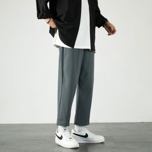 Seluar Lelaki Quick-drying Long Pants Men Loose Trousers Casual Pants Fashion Chinos Pant Men Formal Pant Trousers X510