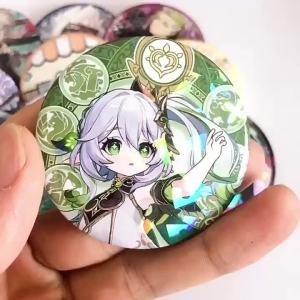 2023 Hot Anime Game Honkai: Star Rail Dan Heng March 7th Bronya Seele Asta Herta Akane Pins Breastpin Badge Cartoon Jewelry Handbag Schoolbag Hat Accessories
