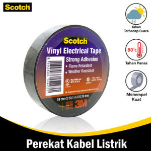 (1 PCS) ISOLASI KABEL LISTRIK 3M SCOTCH 700 19mm x 201m