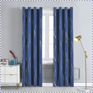 Bedroom Curtains Ready-to-use Home Curtains Stylish Look Tactile Comfort Lighting Solid Color