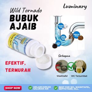 Pembersih Pipa Saluran Air Tersumbat/ Anti Mampet Wastafel/ Pembersih Pipa Toilet WILD TORNADO