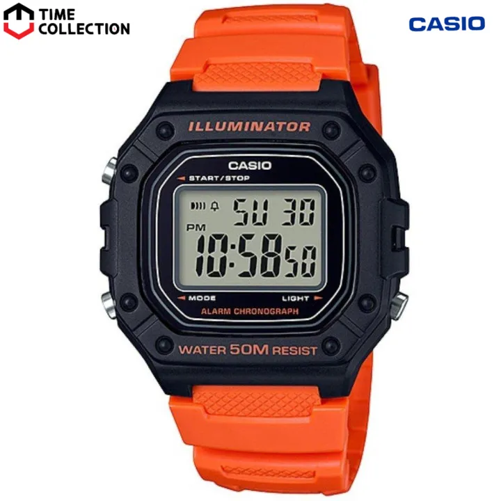 Casio Digital W 218H 4B2 Watch for Men s w 1 Year Warranty Lazada PH