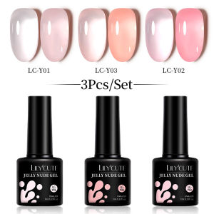 Ur Đường 3Pcs Nail UV Thạch Thủy Tinh sơn móng dạng gel Set sequin lấp lánh Màu Varnish Holographic Mờ Gel Ngâm Tắt Đèn LED UV sơn móng dạng gel