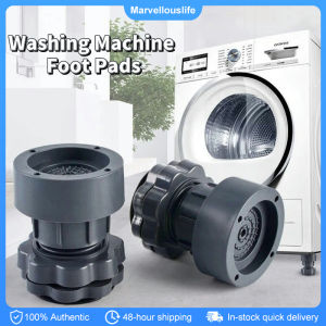 2pcs Washing Machine Feet Pads Rubber Legs Slipstop Silent Skid Raiser Mat For Washing Machine