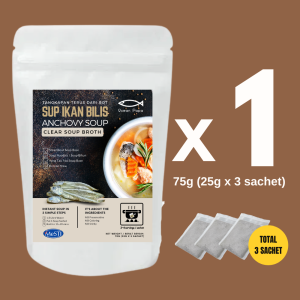 [INSTANT] Sup Bunjut Ikan Bilis / Anchovy Soup Bag Ocean Papa (For Mee / Steamboat / Yong Tau Foo / Korean Stew)