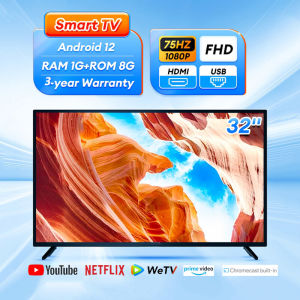 FPS Smart TV 32 Inches 4K UHD Bluetooth Google TV Android 12.0 Netflix &Youtube HDR 10 Dolby Audio Televisions Flat-panel TV AV VGA USB HDMI Wi-Fi