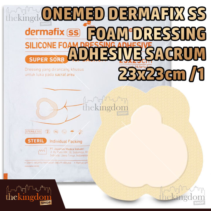 Onemed Dermafix Ss Foam Dressing Adhesive Sacrum X Cm Plaster Sterile Luka Lazada Indonesia