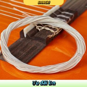 SHNGki 6PCS Guitar Strings Nylon bạc Strings Set đối với cổ điển guitar cổ điển