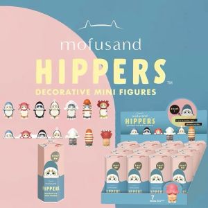 12Pcs Set Sonny Angel Mofusand HIPPERS Series mini figure Cute Mobile phone accessories desktop decorations MOFUSAND HIPPERS