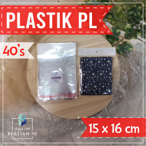 Plastik Display 15x16 Cm Tebal 40 mic isi 100 lembar / Plastik Perlize / Plastik Gantung Untuk Kemasan Aksesoris & Snack