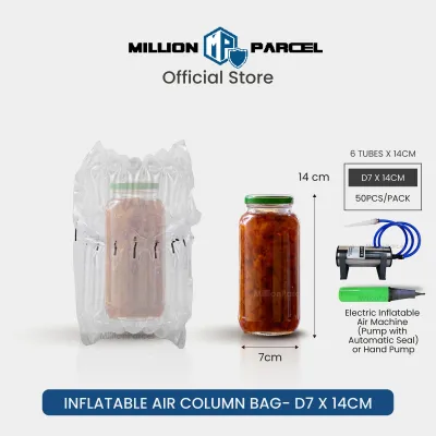 THICK Inflatable Air Column Bag | Bubble Wrap Bag | Wine Glass Bottle Jar Protector | Shockproof Fragile Packaging