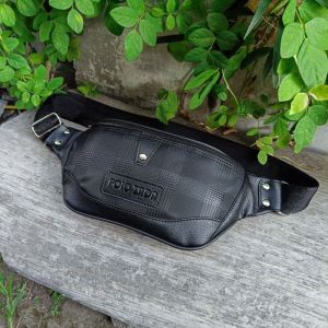 POLOZADA | Waistbag Pria Original Polozada | Tas Selempang Pria Kulit Sintetis Premium