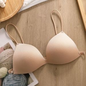 1/2pcs Womens Underwear push up ladies casual plain Brassiere Comfort beach bra