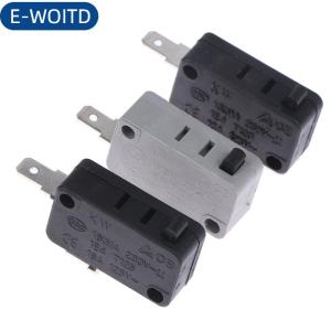 E-WOITD 2pcs kw16 (5) một 250VAC lò vi sóng cửa Micro thường mở đóng chuyển đổi