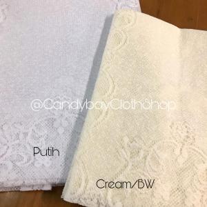 Taplak meja tamu / meja makan 6 kursi RD 180 cm varian hijau corak pucuk bunga teratai 932
