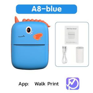 รุ่นมาใหม่ เครื่องปริ้นไร้หมึก เครื่องปริ้นไดโนเสาร์ เครื่องพิมพ์บลูทูธ เครื่องปริ้นพกพา แถม