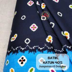 [0.5 METER] Batik Jumputan Bahan Katun - Batik Halus Motif Simpel Kualitas Bagus / Lebar 1.15 Meter