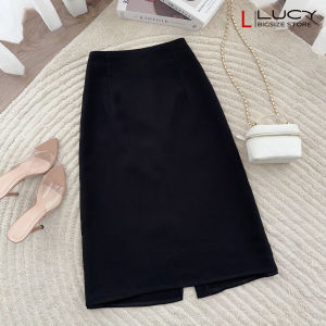 Chân váy bigsize nữ đi chơi sang chảnh kiểu kiểu xẻ sau chất mềm mịn LUCY big size 50 - 90 kg