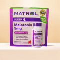 Viên kẹo ngậm Natrol Melatonin 5mg 250 viên Giúp Ngủ Sâu Giấc vị dâu - Shop Hong1008. 