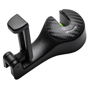 SENSE Carbon Car Hook Mobile Phone Holder Mobile Phone Mount Holder Multi Function Hang Objetcts / Penyangkut Kereta