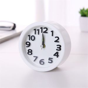 TFHDFHRG Wall Clock Plastic Quartz Wall Clock Round Silent Digital Clock Light Glow In The Dark Time Accuracy Luminous Wall Clock Home