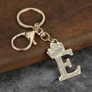 Letter Keychains Gradient A-Z Alphabet Resin Keyrings Bag Pendant Accessories Gifts Souvenir