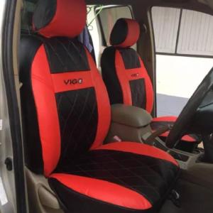 *มีให้เลือกหลายสี* D-MAX 2012-2019 หุ้มเบาะรถยนต์แบบสวมทับ ลาย VIP 5D วัสดุกึ่งสังเคราะห์เกรด A+ ดีไซน์สปอร์ต นุ่มสบาย