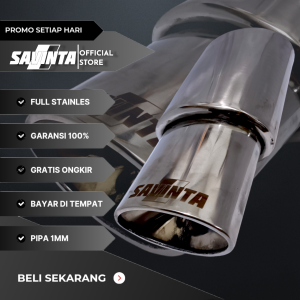 Savinta Knalpot Racing Mobil Manual Matic ZFLv1 Stainles Suara Bass Empuk Adem
