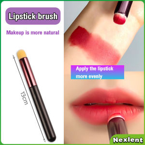 Nexlent Round Head Lipstick Brush Lip Smudge Brush Multifunctional Brush Beauty Tools