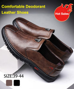 H Comfortable Deodorant Calfskin Shoes