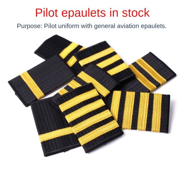 JOLT Fabric Pilot Uniform Epaulets Indian Ribbon 1 Pair Aviation ...