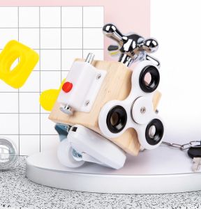 Fidget Toy Cube Busy Cube for Kids Baby Travel Toy Activity Busy Boards for Toddlers