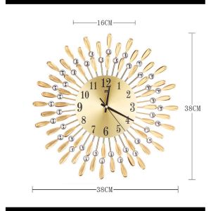 HOL Wall Clocks metal diameter 60CM Living Room Household Clocks Creative Iron Clocks Simple European Clocks