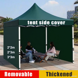 [Malaysia in stock] 1300D canopy side wall transparent canvas wall canopy 6x6 6x10 10x10 10x15 10x20FT side wall canopy khemah tent with cover kanopi pasar malam tent side cover rain only transparent canopy fabric