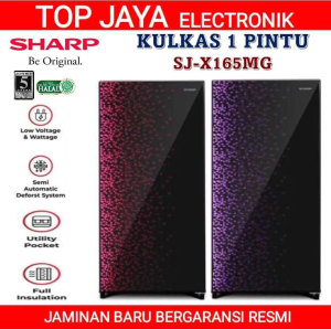 KULKAS SHARP 1 PINTU SJ-X165MG BARU BERGARANSI RESMI