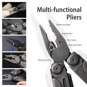 NexTool Multi-tool pliers 16 In 1 Folding pliers Camping pocket multifuntional tools Needlenose pliers Replaceable parts wire cutter Screwdiver set Can and bottle opener Saw