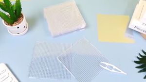 5mm Fuse Beads & Pegboard Set 2.6mm Large Plastic Board with Pattern Papers & Keychain Kit