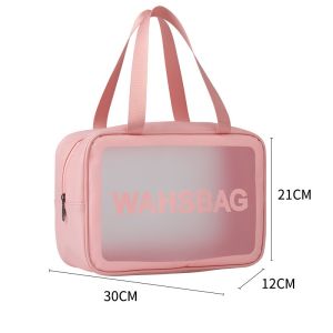 Túi Đựng Mỹ Phẩm Đồ Trang Điểm Đi Du Lịch Luxury Washbag Trong Suốt Chống Thấm Nước Tiện Lợi WB02