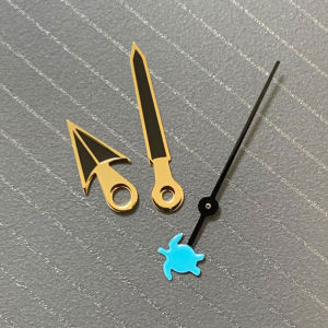 Watch Hands with Turtle Fish Edge Watch Replacement Accessories for Nh35364R7S Movement No Luminous
