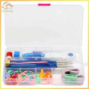 16 Size Crochet Hook Set Crochet Hook Stainless Steel Knitting Needle Ergonomic Crochet Needles Set Crochet Supplies