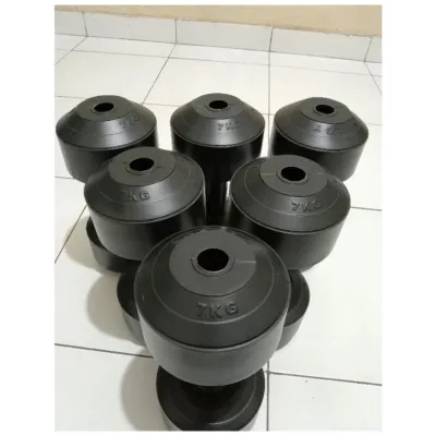 BARBEL/DUMBELL ukuran 7KG KOSONGAN TANPA ISI