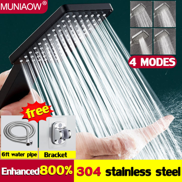 【Can spray 100 meters away】3 in 1 Shower Head Set With Hose Set High ...
