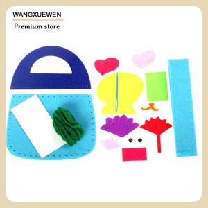 [COD] 8Pcs Kids Sewing Kit DIY Felt Sewing Kits Preschool Educational Toys Craft Felt With Safety Needle For Boys Girls Beginners